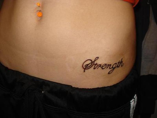 Awesome Strength Tattoos For Girl