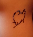 Awesome Love Words Second Tattoo