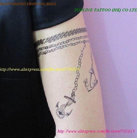 Chains and Heart Tattoo Designs for Men