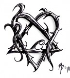 Barney Stinson Cubeecraft Heartagram Tattoo