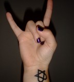 Heartagram Tattoo for Wrist By Thescene1