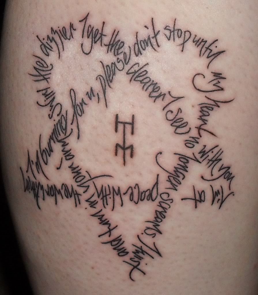 Terrific heartagram tattoo