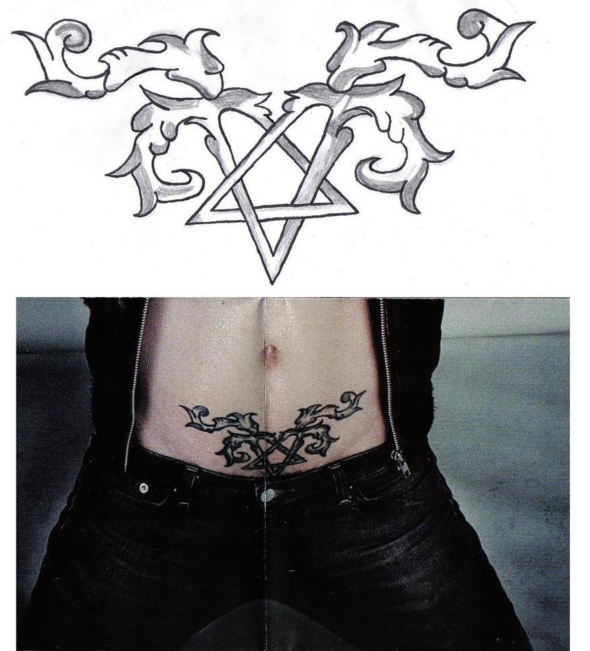 Ville Valo Heartagram Tattoo By Bloodyvalentine2007. 