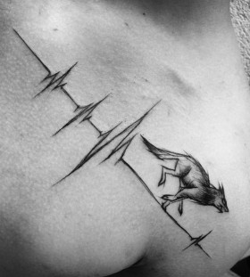 heartbeat-wolf-tattoos