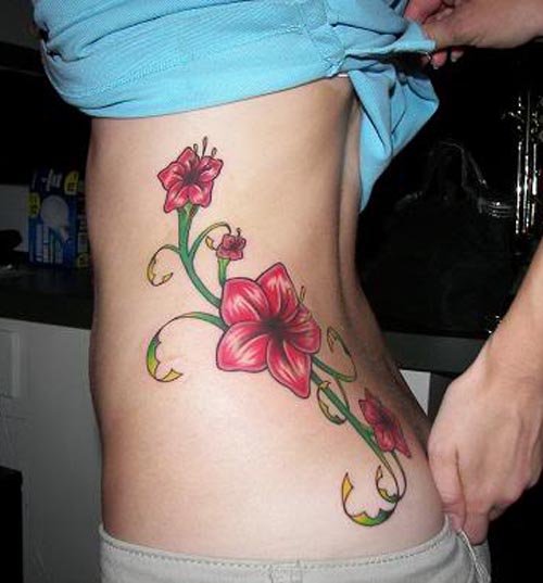 Female Tattoo Hibiscus Picture