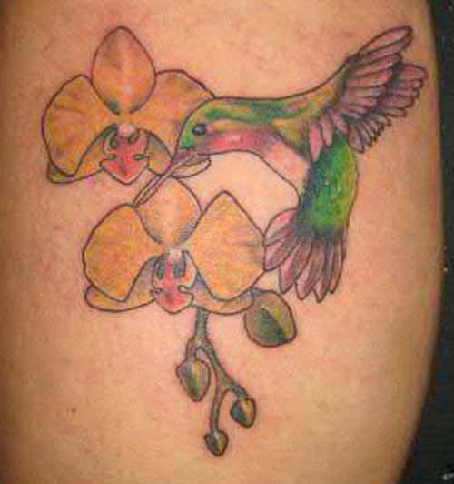 Simple and Cute Hummingbird Tattoos Designs