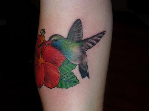Beautiful Hummingbird Inked In Memory Of Deceased Brother