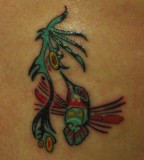 Cute Small Tattoo of Hummingbird