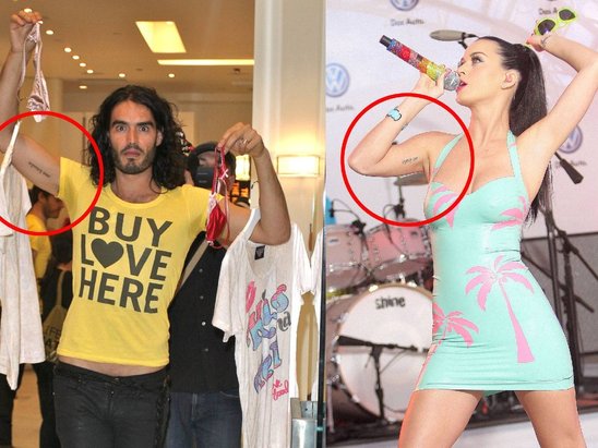 Katy Perry And Russell Brand Tattoo