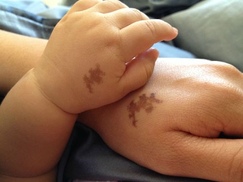 Matching Tattoos For Baby And Parents