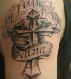 In Loving Memory Ace Tattoo Design Picture