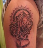 Beautiful In Loving Memory Memorial Rip Tattoo on Arm
