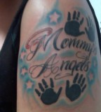 Mommys Angels In Loving Memory Tattoo Design