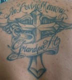 Wonderful In Loving Memory Grandpa Tattoo Design Picture
