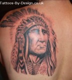 Indian Upper BackTattoo January 2011