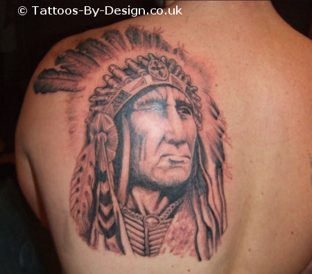 Indian Upper BackTattoo January 2011