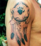 Unique Tatto Design Of Dreamcatcher