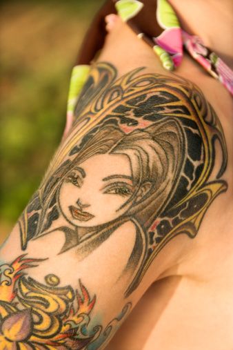 Awesome Inner Arm Tattoo Design