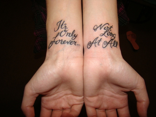 2011 Inner Wrist Tattoo Designs For Girls