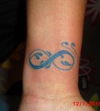 Remarkable Wrist Infinity Symbol Tattoo Designs