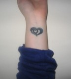 Wrist Love Tattoo Designs