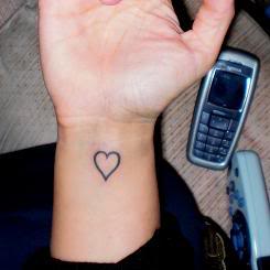 Heart Wrist Tattoo Designs