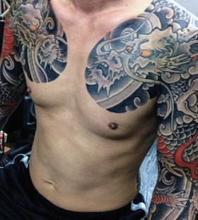 japanese dragon tattoos for men