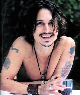 Johnny Depp Hands Tattoo