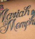 Gorgeous Kids Name Tattoo Design Picture
