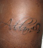 Boys Kids Name Tattoo Design on Arm