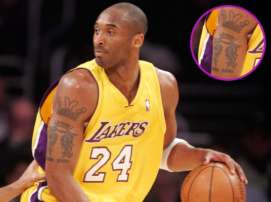 Kobe Bryant Forearm Tattoo Design Inspirations
