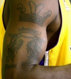 Kobe Bryants Crown And Wings Tattoos