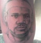 Kobe Bryants Face Tattoo Design