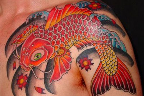 Red Koi Fish Tattoos Design And Inspiration