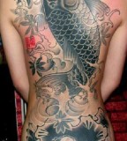 Koi Fish Tatto Design for Women