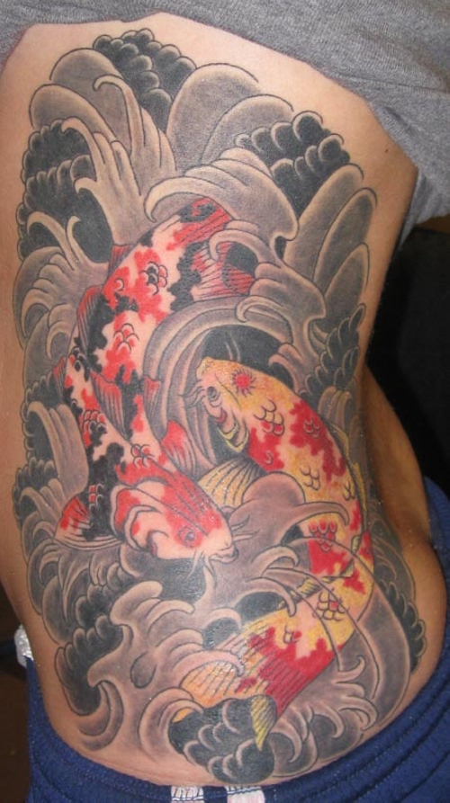 Remarkable Koi Fish Tattoo Design