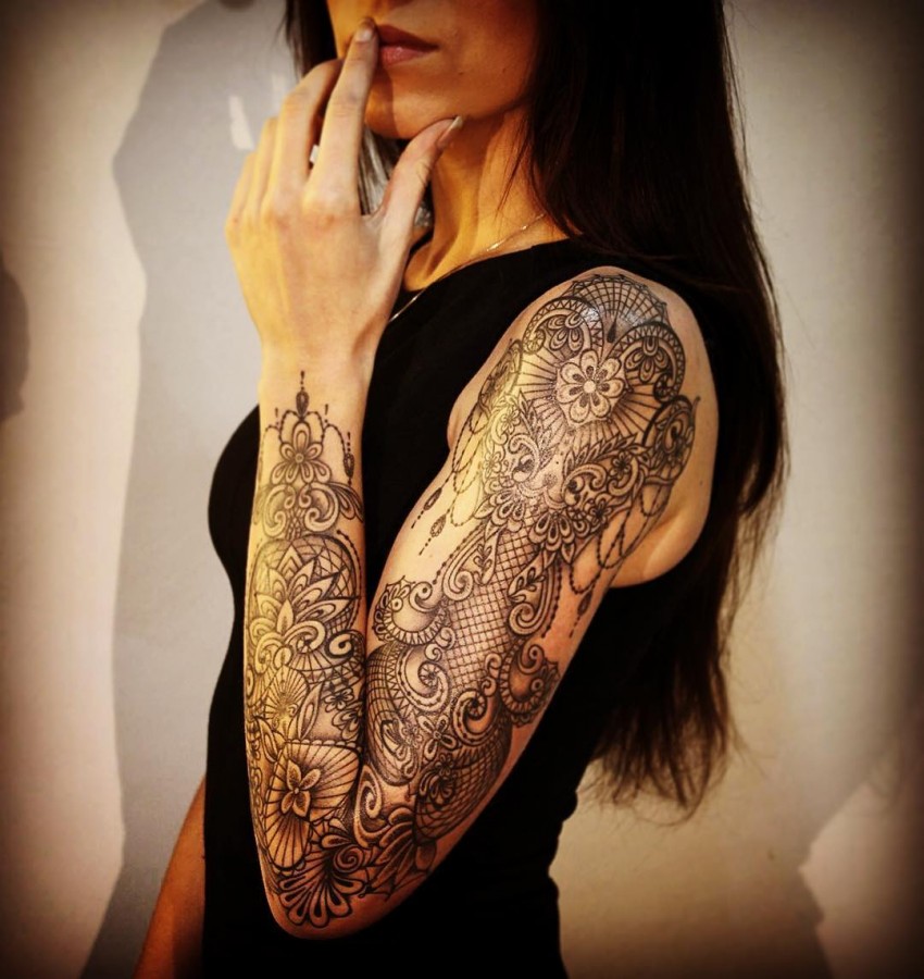 lacy-sleeve-tattoo-by-marcomanzotattoo