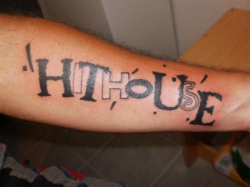 Hithouse Letters Tattoo Designs On Hand