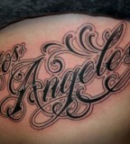 Los Angeles Tattoos Design For Man