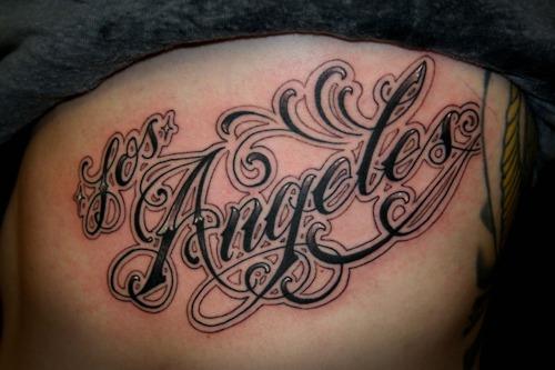 Los Angeles Tattoos Design For Man
