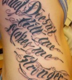 Quote Tattoo Lettering For Men