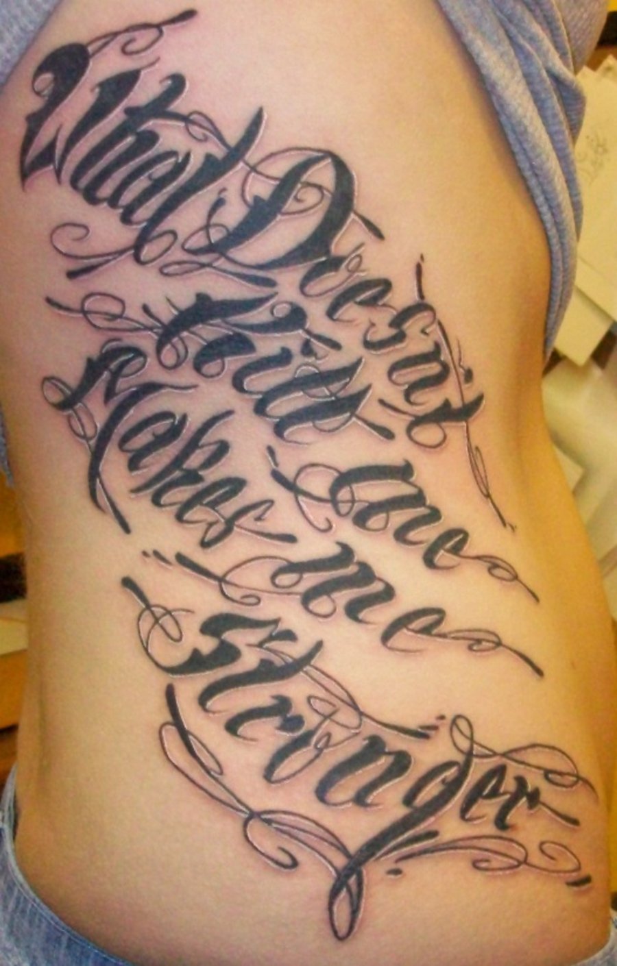 Quote Tattoo Lettering For Men