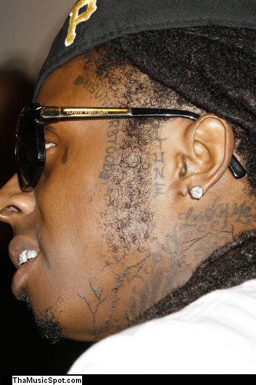 Lil Wayne Tattoos on Her Neck