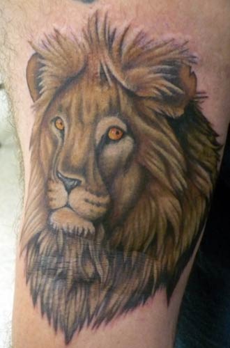 Lion Tattoo Designs For Girls