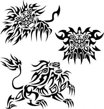Various Tribal Lion Tattoo Designs Ideas – Tribal Tattoos