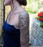 Lions Shoulder / Sleeve Tattoos Designs for Women