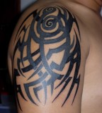 Tribal Shoulder Tattoo Cover-up / Rework - Tribal Tattoos