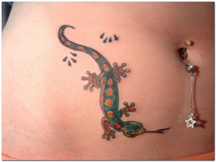 Lizard Tattoo Designs Tribal Lizard Tattoo Designs