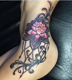 lotus-flower-tattoo-by-danielreecetattoo