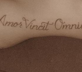 Amor Vincit Omnia  Tattoo Picture